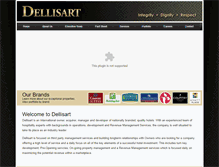 Tablet Screenshot of dellisart.com